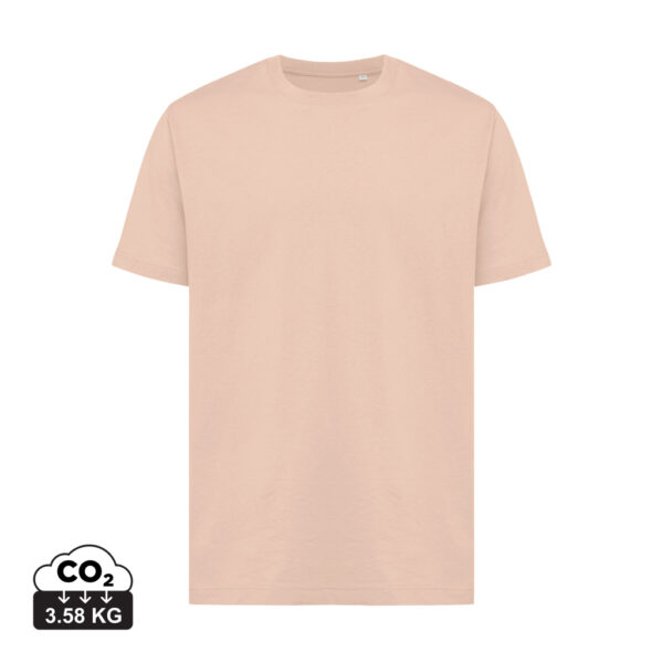 Iqoniq Kakadu relaxed recycled cotton t-shirt - Peach Nectar