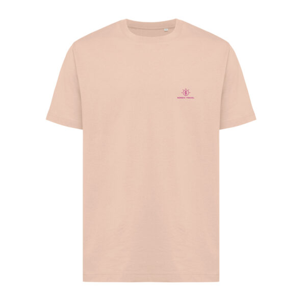 Iqoniq Kakadu relaxed recycled cotton t-shirt - Peach Nectar