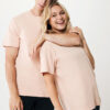 Iqoniq Kakadu relaxed recycled cotton t-shirt - Peach Nectar