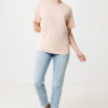 Iqoniq Kakadu relaxed recycled cotton t-shirt - Peach Nectar