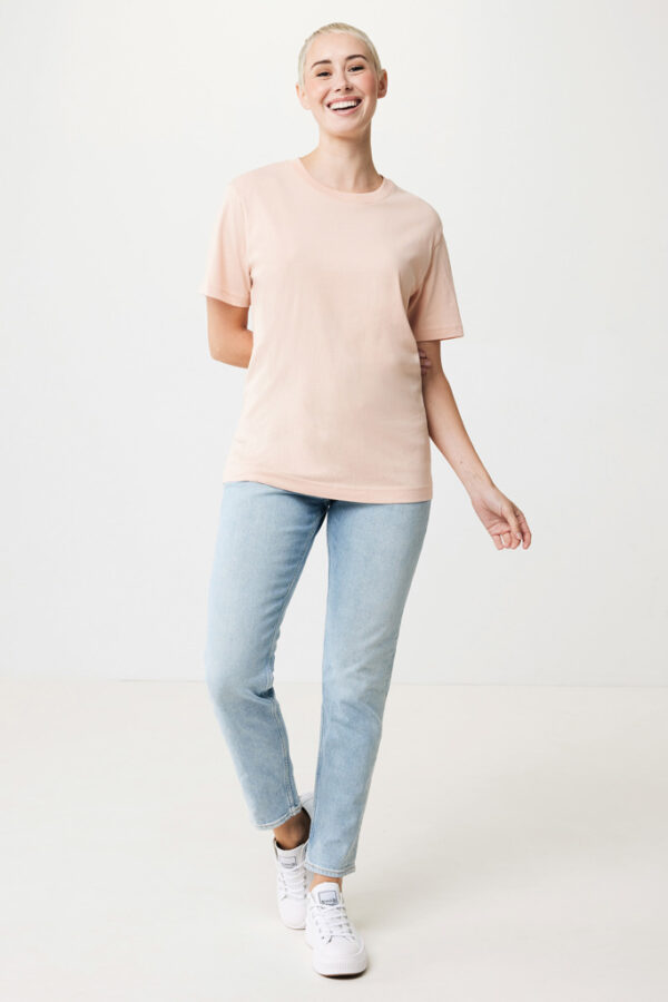 Iqoniq Kakadu relaxed recycled cotton t-shirt - Peach Nectar