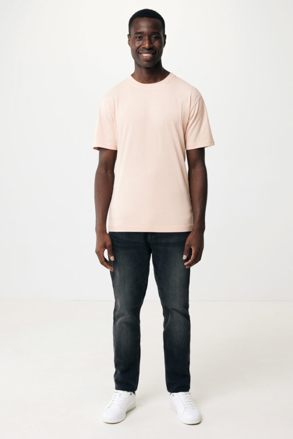 Iqoniq Kakadu relaxed recycled cotton t-shirt - Peach Nectar