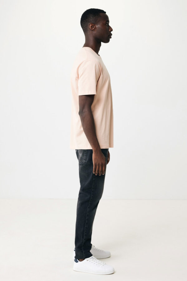 Iqoniq Kakadu relaxed recycled cotton t-shirt - Peach Nectar