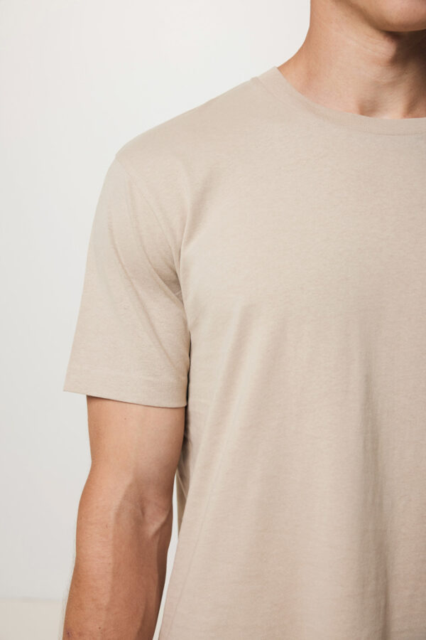 Iqoniq Teide recycled cotton t-shirt - Desert