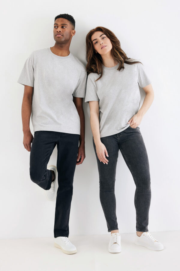 Iqoniq Teide recycled cotton t-shirt - Heather Grey