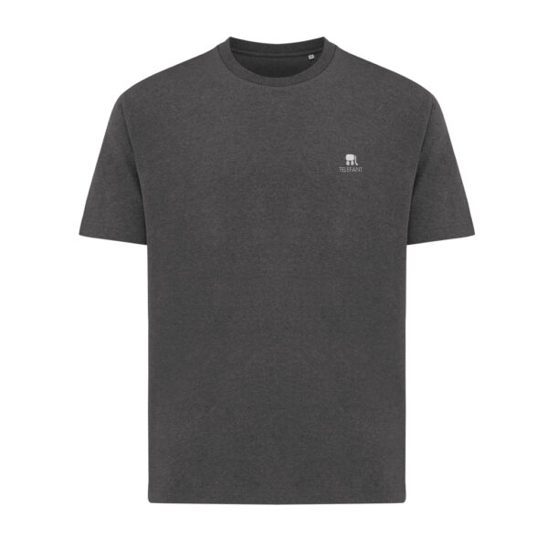 Iqoniq Teide recycled cotton t-shirt - Heather Anthracite