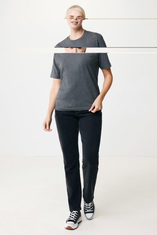 Iqoniq Teide recycled cotton t-shirt - Heather Anthracite