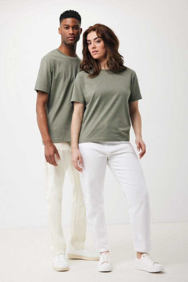 Iqoniq Teide recycled cotton t-shirt - Heather Green