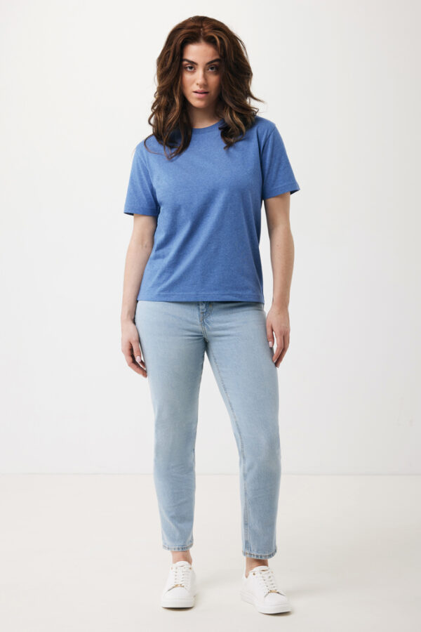 Iqoniq Teide recycled cotton t-shirt - Heather Blue