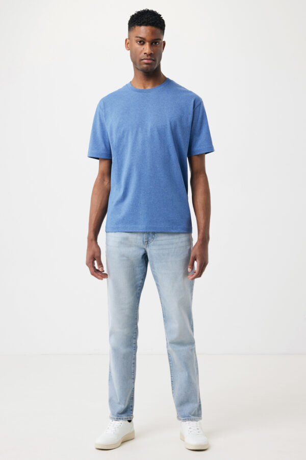 Iqoniq Teide recycled cotton t-shirt - Heather Blue