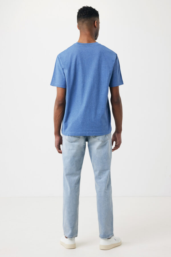 Iqoniq Teide recycled cotton t-shirt - Heather Blue