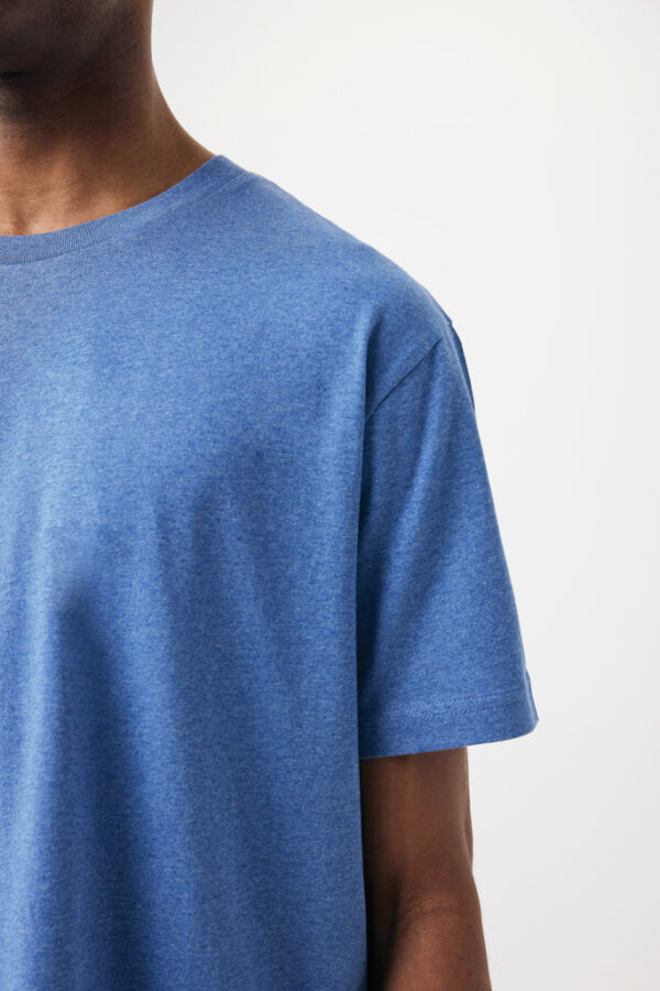 Iqoniq Teide recycled cotton t-shirt - Heather Blue