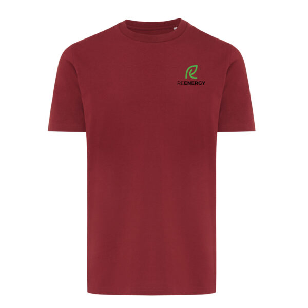 Iqoniq Brett recycled cotton t-shirt - Burgundy