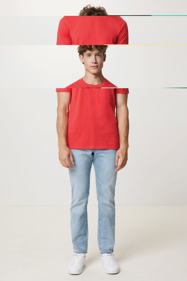 Iqoniq Brett recycled cotton t-shirt - Luscious Red