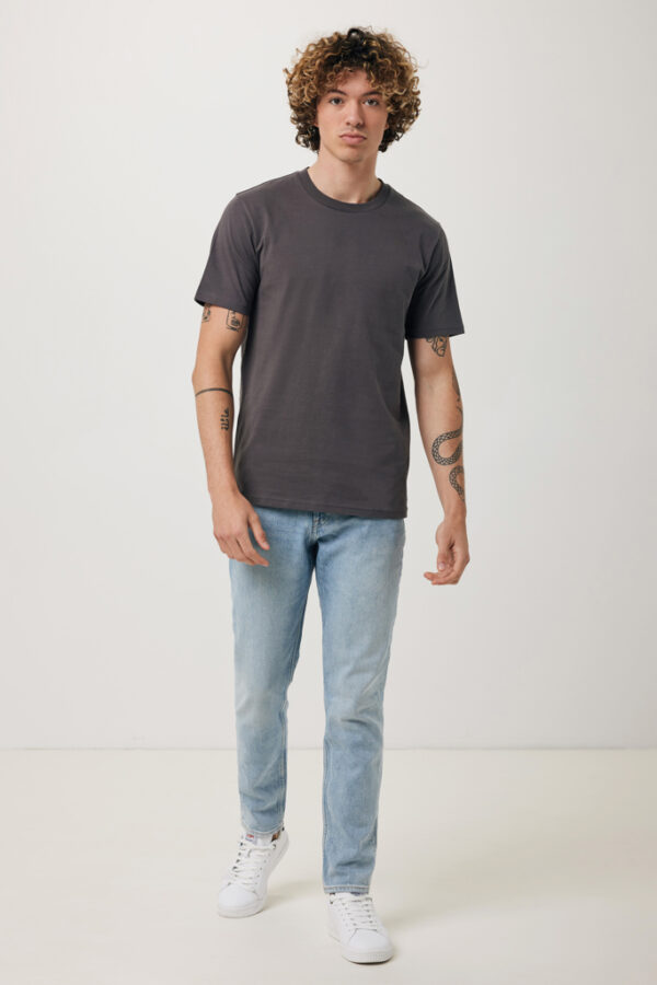 Iqoniq Brett recycled cotton t-shirt - Anthracite