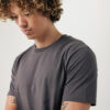 Iqoniq Brett recycled cotton t-shirt - Anthracite