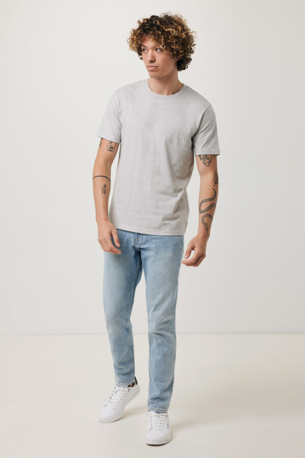 Iqoniq Brett recycled cotton t-shirt - Light Heather Grey