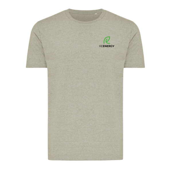 Iqoniq Brett recycled cotton t-shirt - Light Heather Green