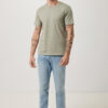 Iqoniq Brett recycled cotton t-shirt - Light Heather Green