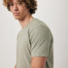 Iqoniq Brett recycled cotton t-shirt - Light Heather Green