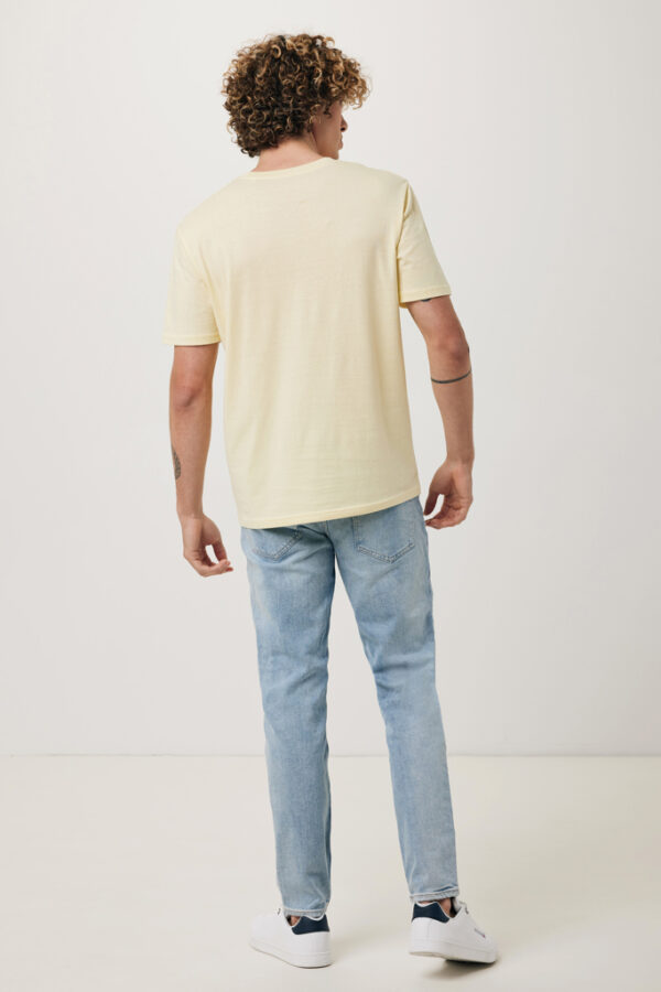 Iqoniq Brett recycled cotton t-shirt - Cream Yellow