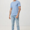 Iqoniq Brett recycled cotton t-shirt - Light Heather Blue