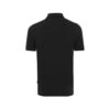 Iqoniq Yosemite recycled cotton pique polo - Black