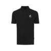 Iqoniq Yosemite recycled cotton pique polo - Black