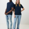 Iqoniq Yosemite recycled cotton pique polo - Navy