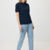 Iqoniq Yosemite recycled cotton pique polo - Navy