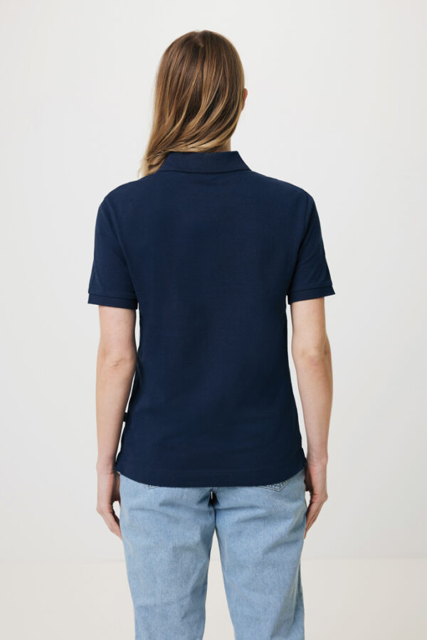 Iqoniq Yosemite recycled cotton pique polo - Navy