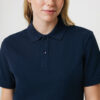 Iqoniq Yosemite recycled cotton pique polo - Navy