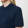 Iqoniq Yosemite recycled cotton pique polo - Navy