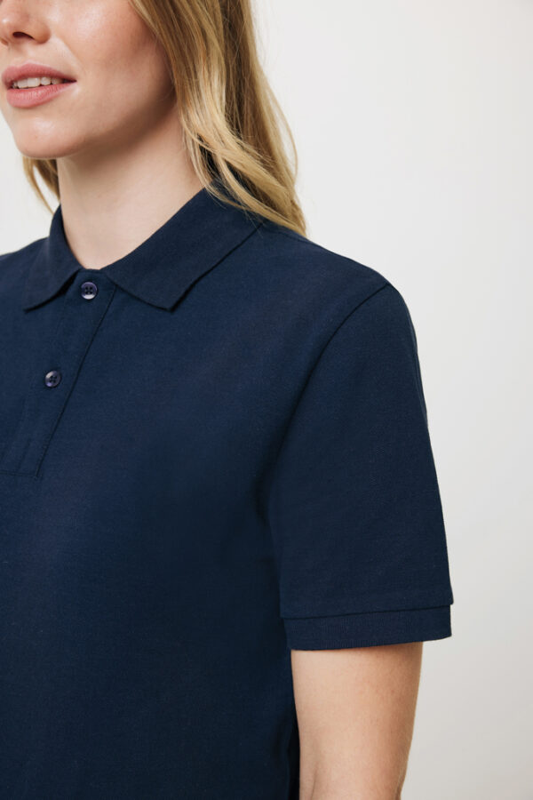 Iqoniq Yosemite recycled cotton pique polo - Navy