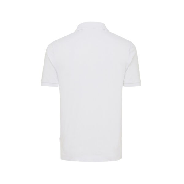 Iqoniq Yosemite recycled cotton pique polo - Recycled White