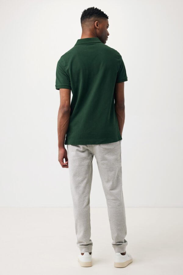 Iqoniq Yosemite recycled cotton pique polo - Forest Green