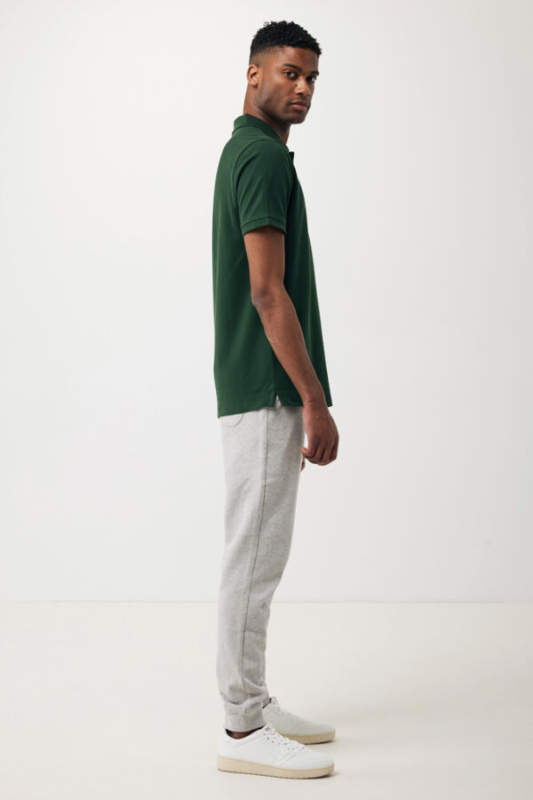 Iqoniq Yosemite recycled cotton pique polo - Forest Green