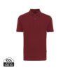 Iqoniq Yosemite recycled cotton pique polo - Burgundy