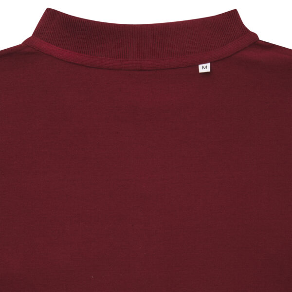 Iqoniq Yosemite recycled cotton pique polo - Burgundy