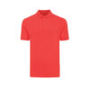 Iqoniq Yosemite recycled cotton pique polo - Luscious Red