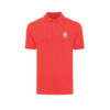 Iqoniq Yosemite recycled cotton pique polo - Luscious Red