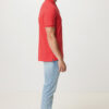 Iqoniq Yosemite recycled cotton pique polo - Luscious Red