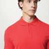 Iqoniq Yosemite recycled cotton pique polo - Luscious Red