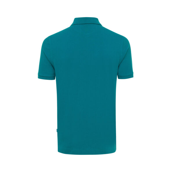 Iqoniq Yosemite recycled cotton pique polo - Verdigris