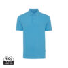 Iqoniq Yosemite recycled cotton pique polo - Tranquil Blue