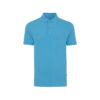 Iqoniq Yosemite recycled cotton pique polo - Tranquil Blue