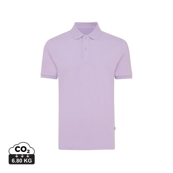 Iqoniq Yosemite recycled cotton pique polo - Lavender