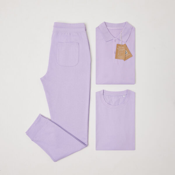 Iqoniq Yosemite recycled cotton pique polo - Lavender