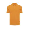 Iqoniq Yosemite recycled cotton pique polo - Sundial Orange