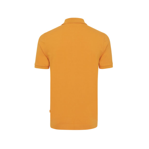 Iqoniq Yosemite recycled cotton pique polo - Sundial Orange